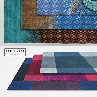 Stylish Ted Baker Rugs Collection 3D model image 1 