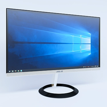 Sleek & Immersive Asus VZ229H 3D model image 1 