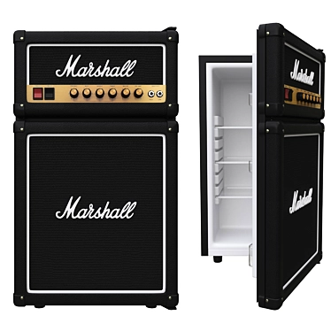 Marshall Mini Beer Fridge - 74L Capacity 3D model image 1 