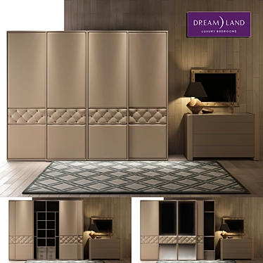 Dolores Sliding Wardrobes: Luxurious Dream Land 3D model image 1 