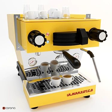 Customizable La Marzocco Mini Coffee Machine 3D model image 1 