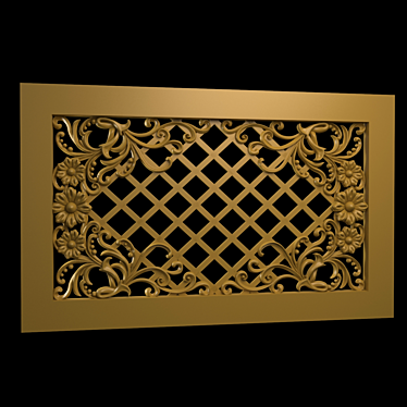 Radiator Mesh Guard 3D model image 1 