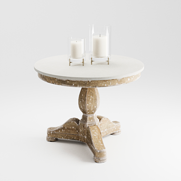 Luxury Ralph Lauren Empire Table 3D model image 1 