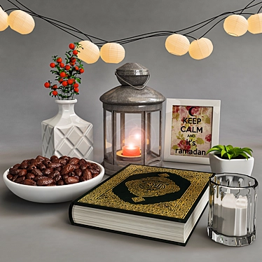 Ramadan Celebration Set 3D model image 1 