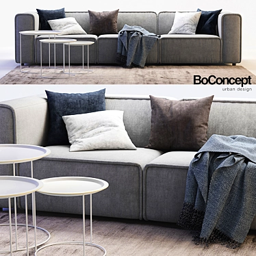 Modern BoConcept Carmo Sofa 3D model image 1 