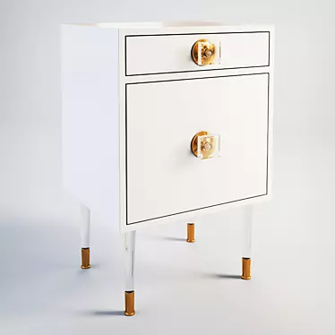 Sophisticated Eloquent Side Table 3D model image 1 