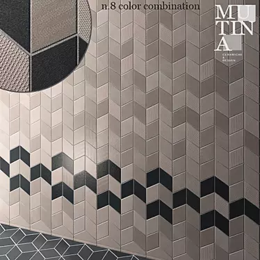 Textile-inspired Tile Collection: Tile TEX by Mutina 3D model image 1 