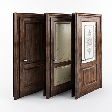 Elegant Classic Donatello 1114 Door 3D model image 1 