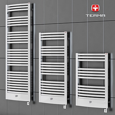 Terma Dexter Pro Towel Rails 3D model image 1 