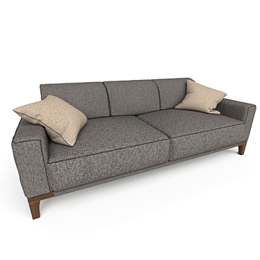 Bormio Sofa: Luxurious Comfort for Your Home 3D model image 1 