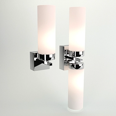 Celtic Bathroom Wall Lights: Elegant, Modern Style 3D model image 1 