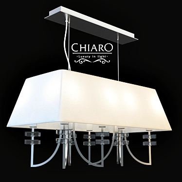 Elegant Palermo Chandelier by CHIARO 3D model image 1 