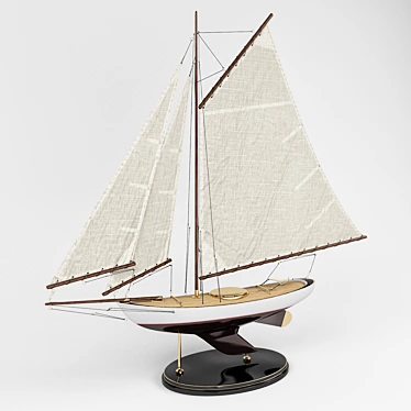 Model of the yacht