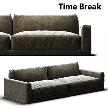 Time Break 2012 Sofa: Modern Design & Ultimate Comfort 3D model image 1 