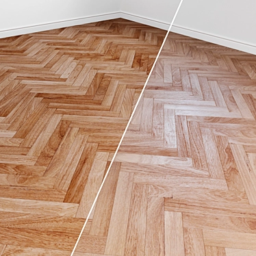 Classic Herringbone Parquet 3D model image 1 