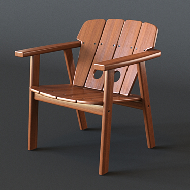 TAJÁ: Contemporary Brazilian Armchair 3D model image 1 