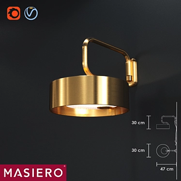 Masiero Sound A1: Stylish Renders for Corona & Vray 3D model image 1 