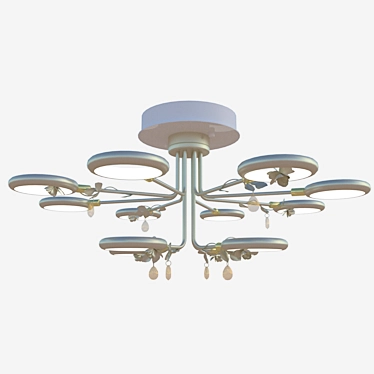 Elegant MW-Light Yvonne Chandelier 3D model image 1 