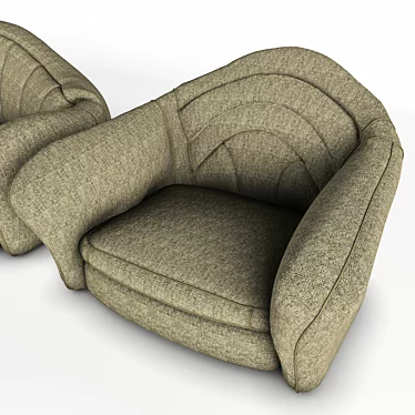 Cozy Comfort Sofa 3D model image 1 