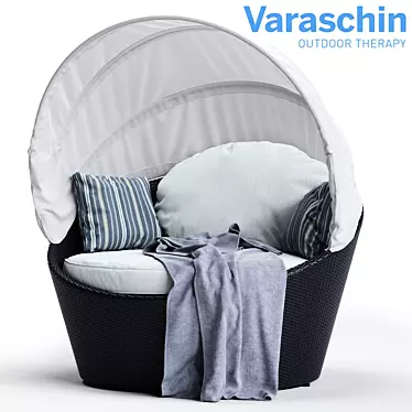 Varaschin ARENA - Stylish Outdoor Sofa 3D model image 1 