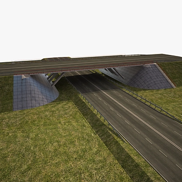 Inclined Supports Overpass 3D model image 1 