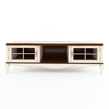 Stylish TV Cabinet VERO - Organize in Style! 3D model image 1 