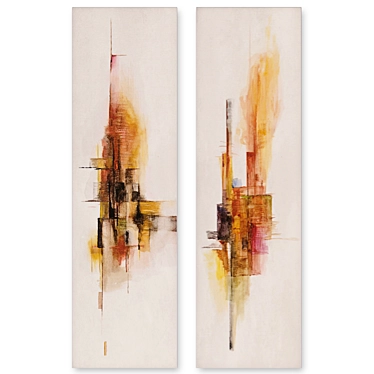 Abstract Giclée Wall Art 3D model image 1 