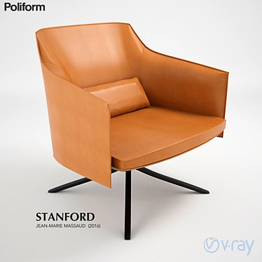 Elevate Your Comfort: Poliform Stanford 3D model image 1 