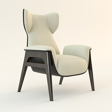 Luxurious Fendi Casa Cerva Chair 3D model image 1 