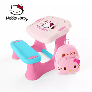 Hello Kitty Party Set 3D model image 1 