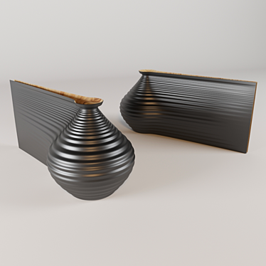 Futuristic Vase by Gareth Neil & Zaha Hadid 3D model image 1 