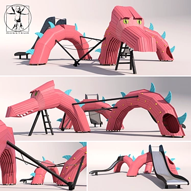 Monstrum Dragon Play Complex 3D model image 1 