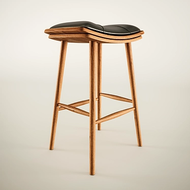 Modern Contemporary Bar Stool 3D model image 1 