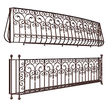 Forged balcony fences