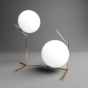 Minimalist Flos IC T1 Table Lamp 3D model image 1 