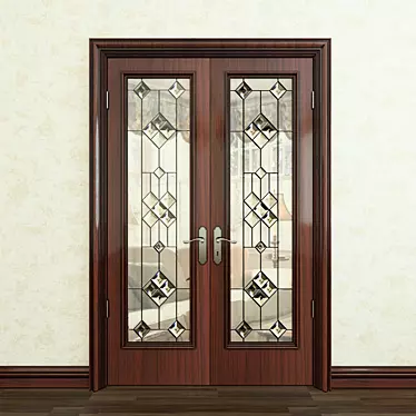 Classic Door: Timeless Elegance 3D model image 1 