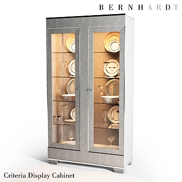 Elegant Bernhardt Criteria Display Cabinet 3D model image 1 