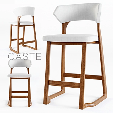 Minimalist Corbin Stool 3D model image 1 