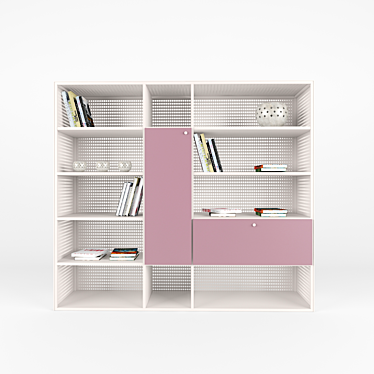 Mesh Collection: Stylish Shelf 3D model image 1 