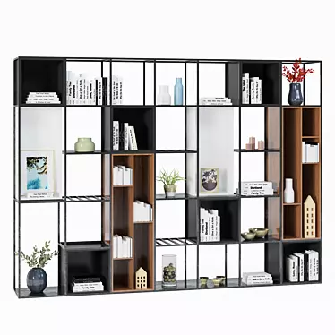 Versatile Decorative Shelving 3D model image 1 