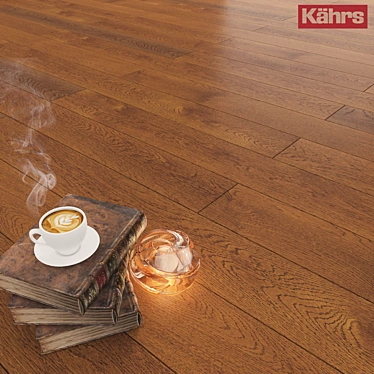 Sorrel Oak Canvas Flooring: Timeless Elegance 3D model image 1 