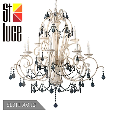 ST LUCE MORBI Classic Pendant Chandelier 3D model image 1 