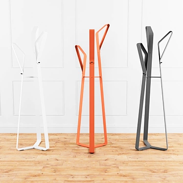 Flamingo Coat Rack: Elegant and Stylish 3D model image 1 