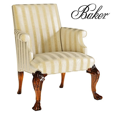 Armchair Baker IRISH BAROQUE MAHOGANY TUB CHAIR