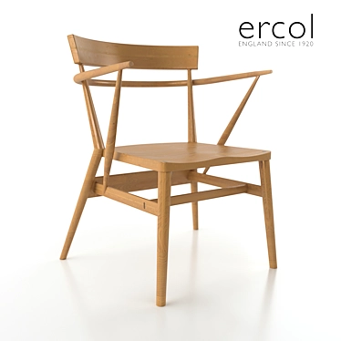 Elegant Holland Park Armchair 3D model image 1 