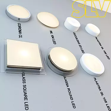 Modern LED Wall Lights 3D model image 1 