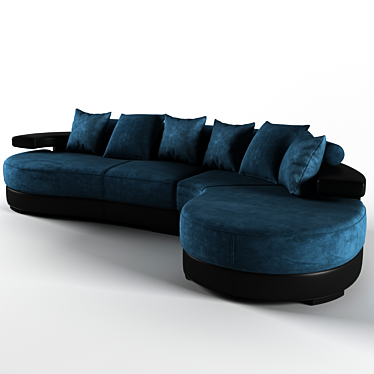 Modern Sofa: Sleek Design & Versatile Functionality 3D model image 1 