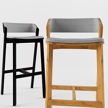 Elevate Your Space: Merano Barstool 3D model image 1 