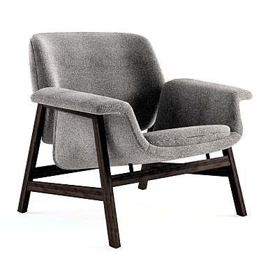 Agnese Tacchini Armchair & Giulia Tacchini Ottoman 3D model image 1 