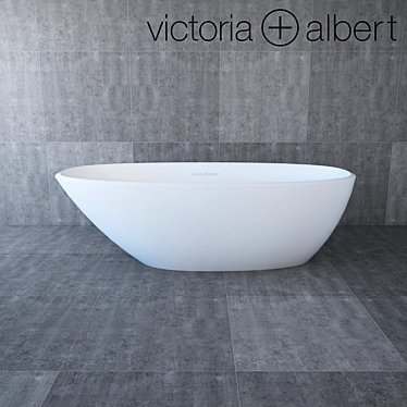 Luxury Mozzano Bathtub by Victoria+Albert 3D model image 1 